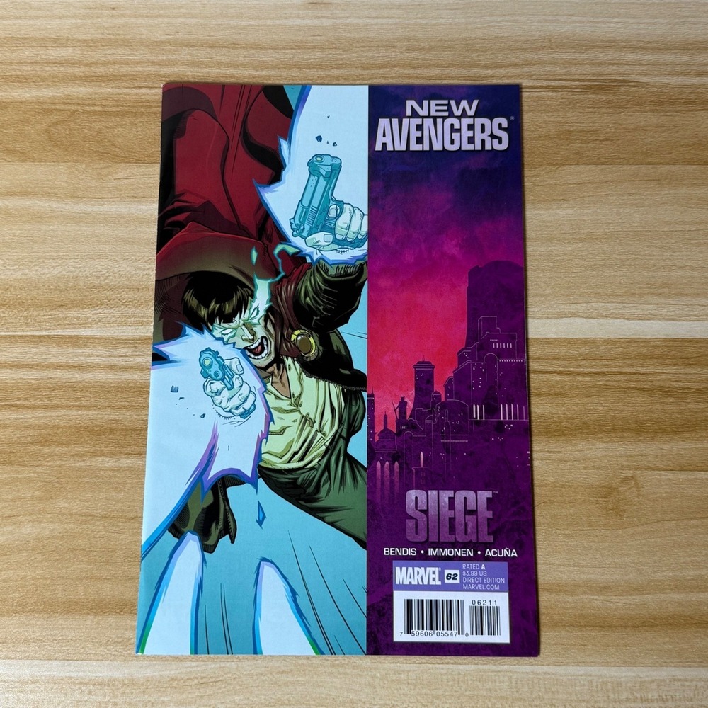 New Avengers Siege #62 Marvel Comic Book Bendis Immonen Acuna